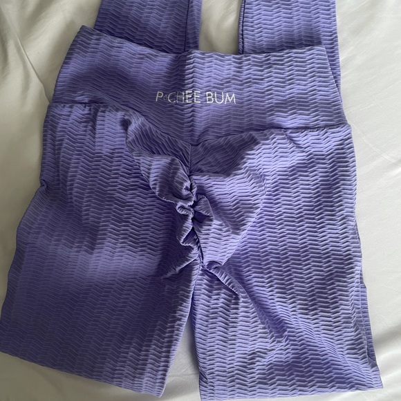 PCHEEBUM SCRUNCH LILAC LEGGING SIZE M - Picture 2 of 3